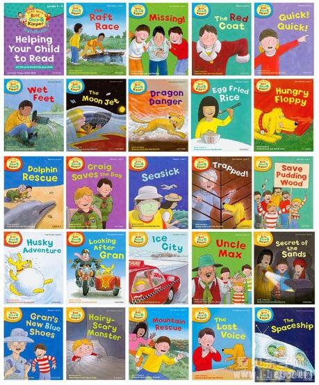 原版牛津阅读树 level 4-6阶25册ib点读包下载