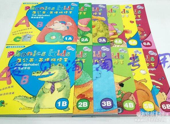 �ѹ�Ӣ&middot;Ӣ��ƴ����phonics kids1-6��PDF+��Ƶ����