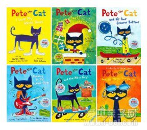 �����������鵥�Ƽ���Ƥ��è Pete the Cat 6������