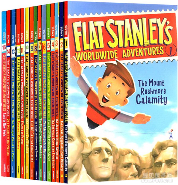 ���⾭����ֽƬ��˹̹��ϵ�� Flat Stanleyȫ��19��